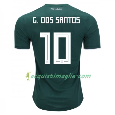 Divisa di Calcio Messico G.Dos Santos 10 Prima Mondiali 2018